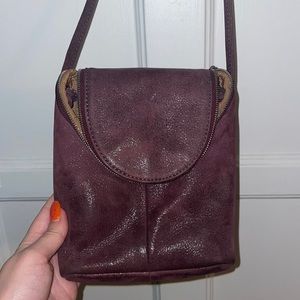Purple hobo cross body